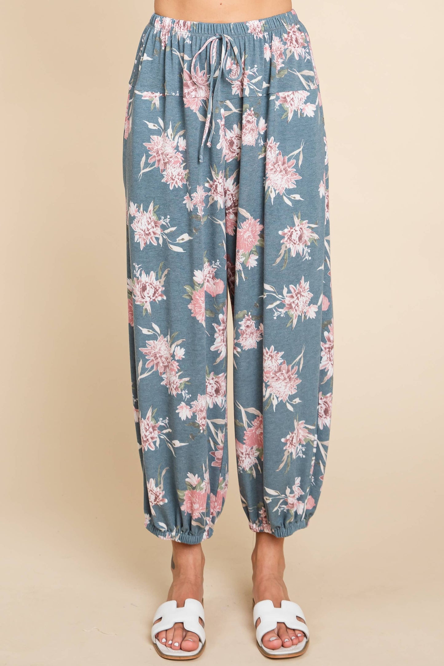Floral Joggers (with Pockets!)