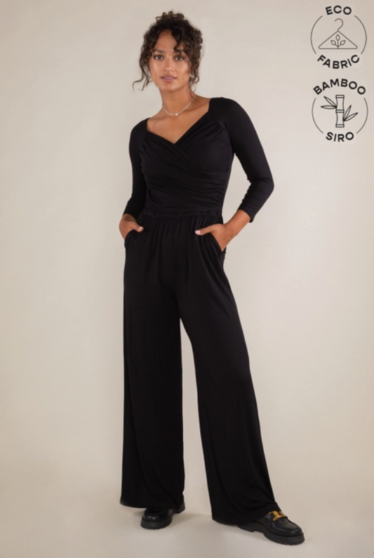 Black Jumpsuit (Eco Friendly with Pockets!)