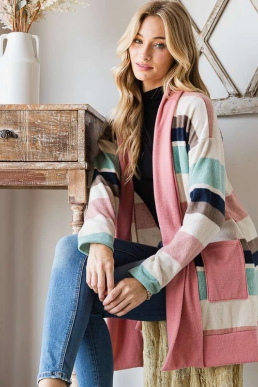 Striped Cardigan