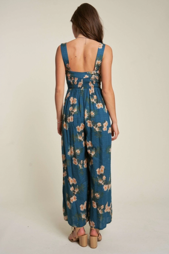 Daisy Jumpsuit in Teal