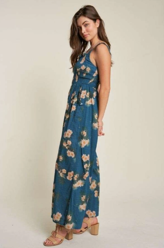 Daisy Jumpsuit in Teal