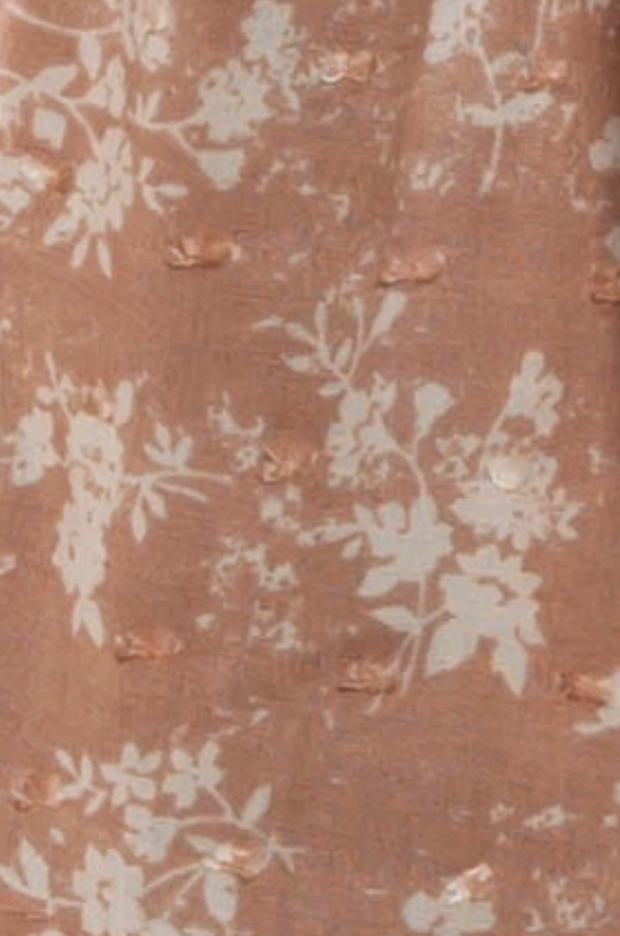 Dusty Rose Peplum Blouse