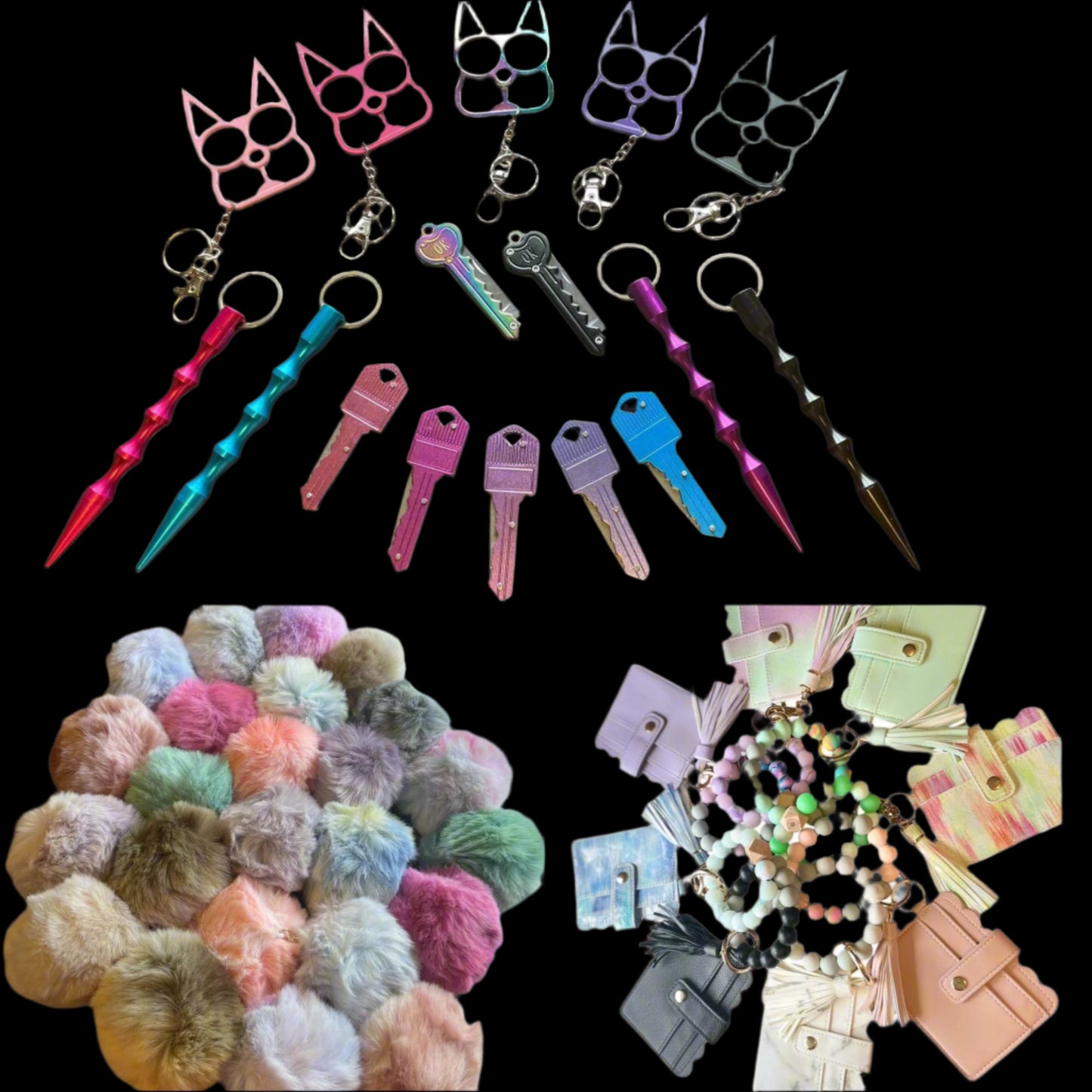 Self Defense Keychain Wristlets (Includes $10 donation to your preferred charity!)
