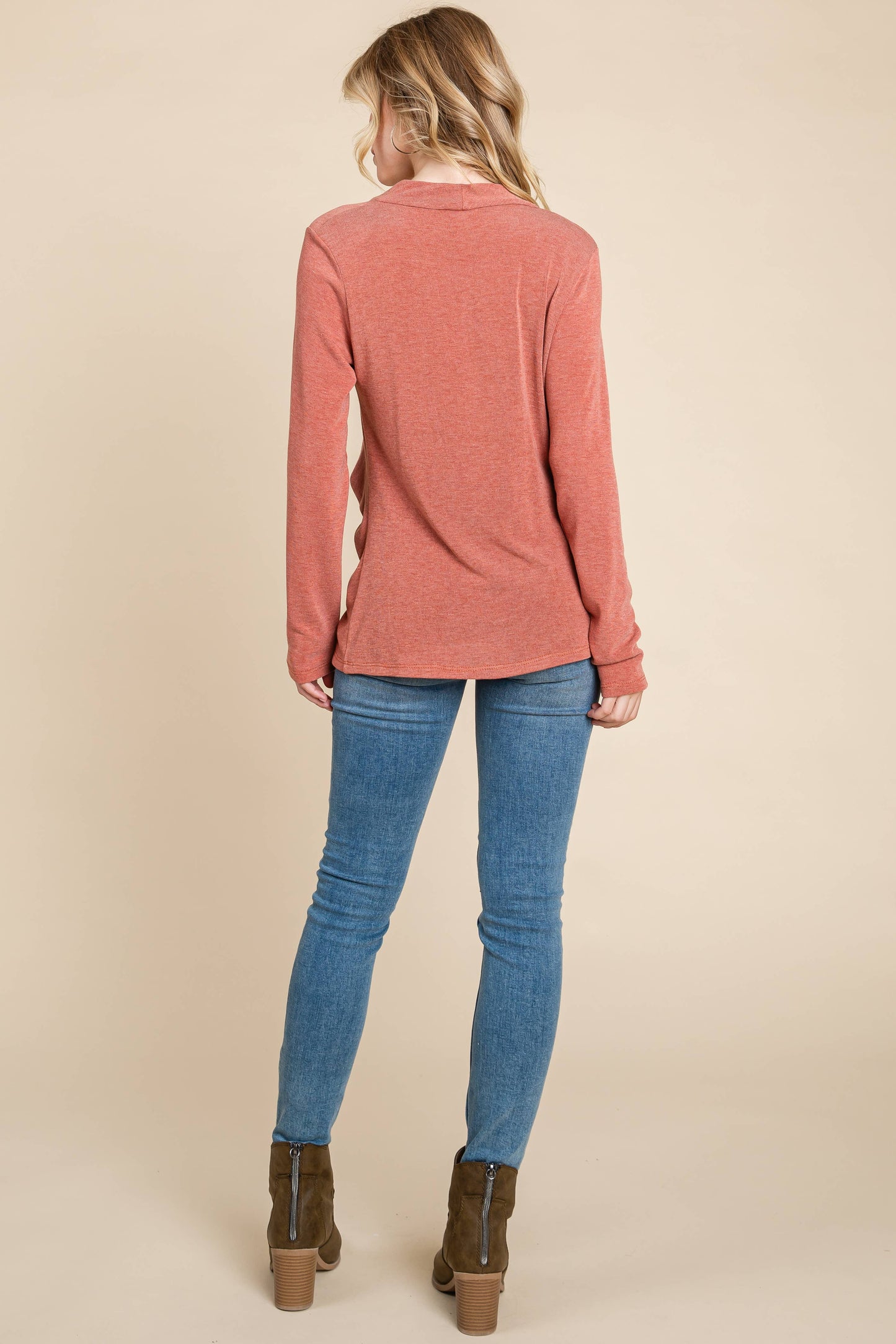 Ginger Snap Wrap Blouse