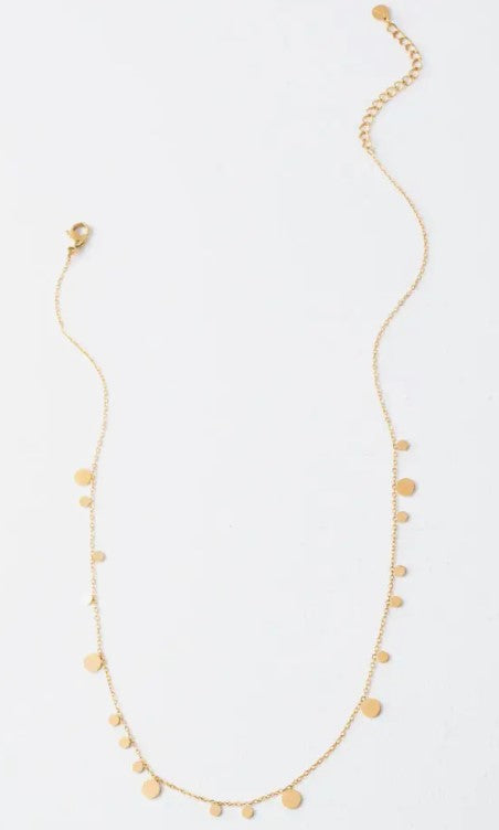 Confetti Necklace in Gold