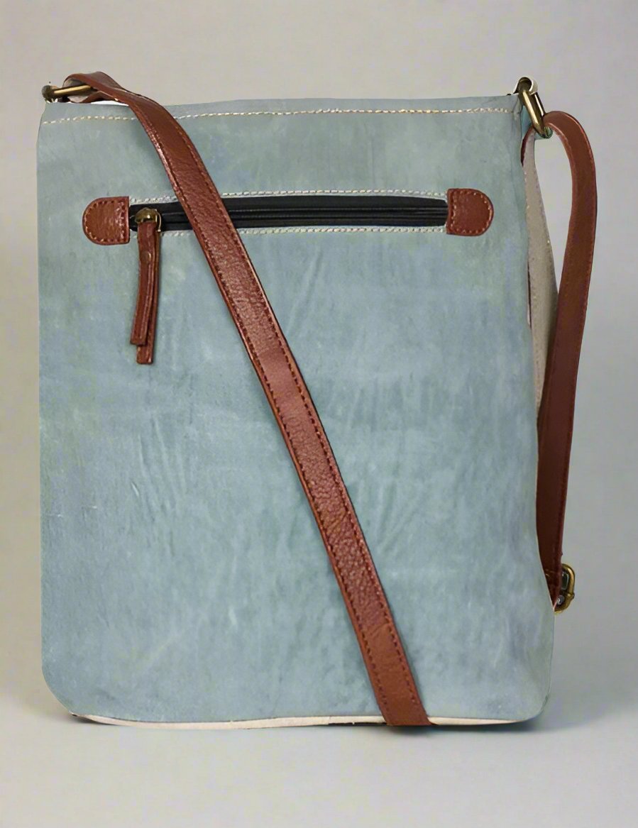 Identified Up-Cycled Canvas Crossbody