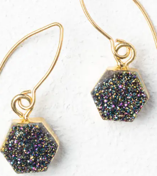 Let the Light in Druzy Drop Earrings