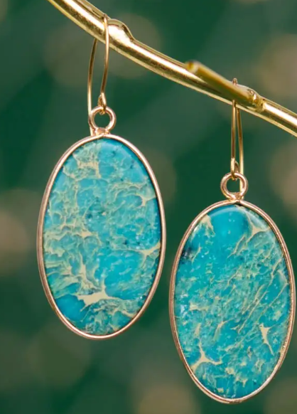 Serene Jasper Earrings