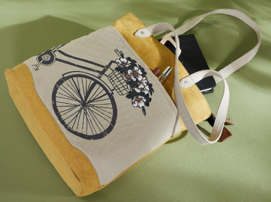 Trust The Journey Up-cycled and Re-cycled Tote