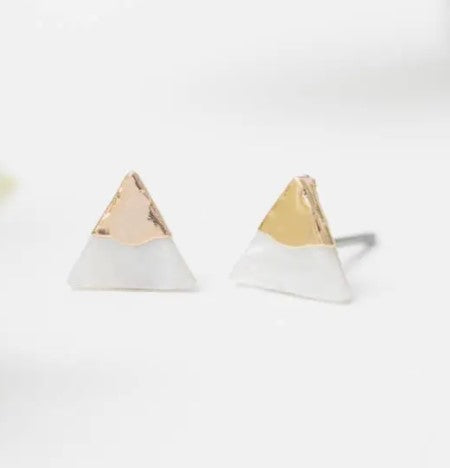 Eternal Studs in Mother of Pearl