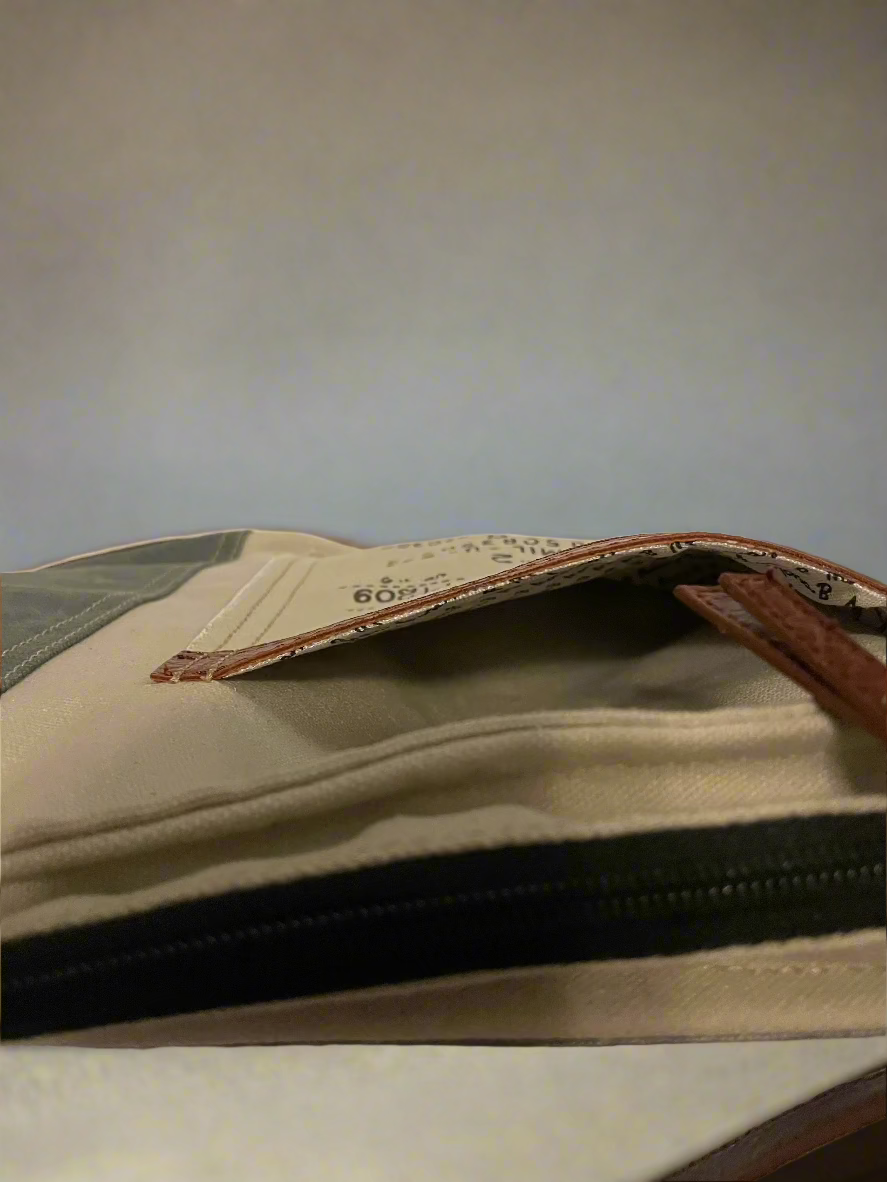 Identified Up-Cycled Canvas Crossbody