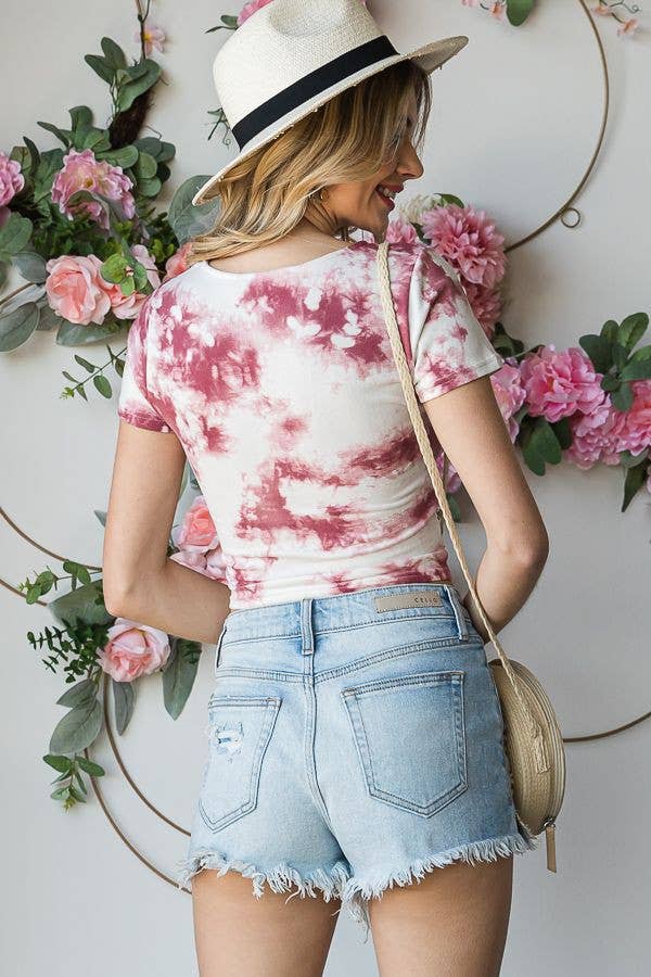 Tie Dye For Crop Tee