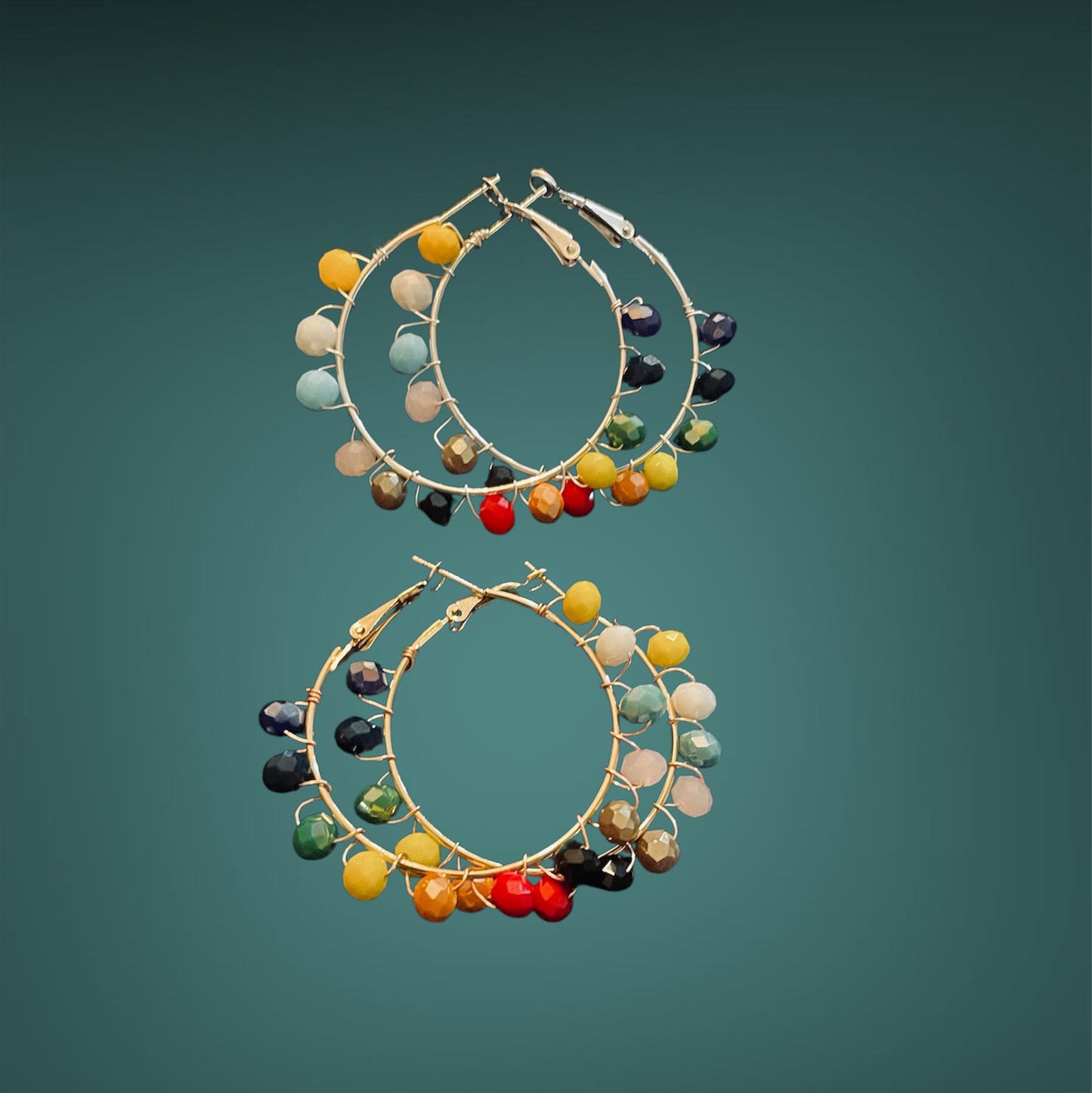 Pride Hoop Earrings (Gold and Silver Available)