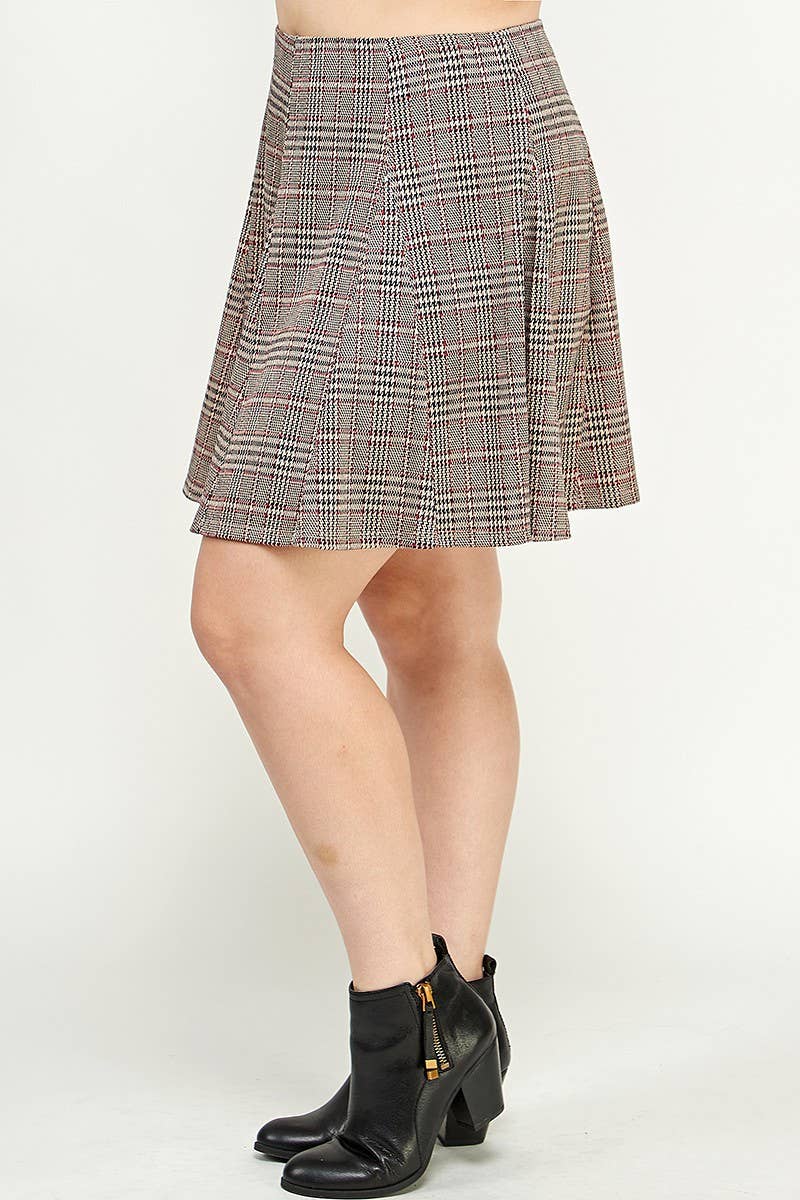 Vibe Check Skirt (Multiple Colors Available!)