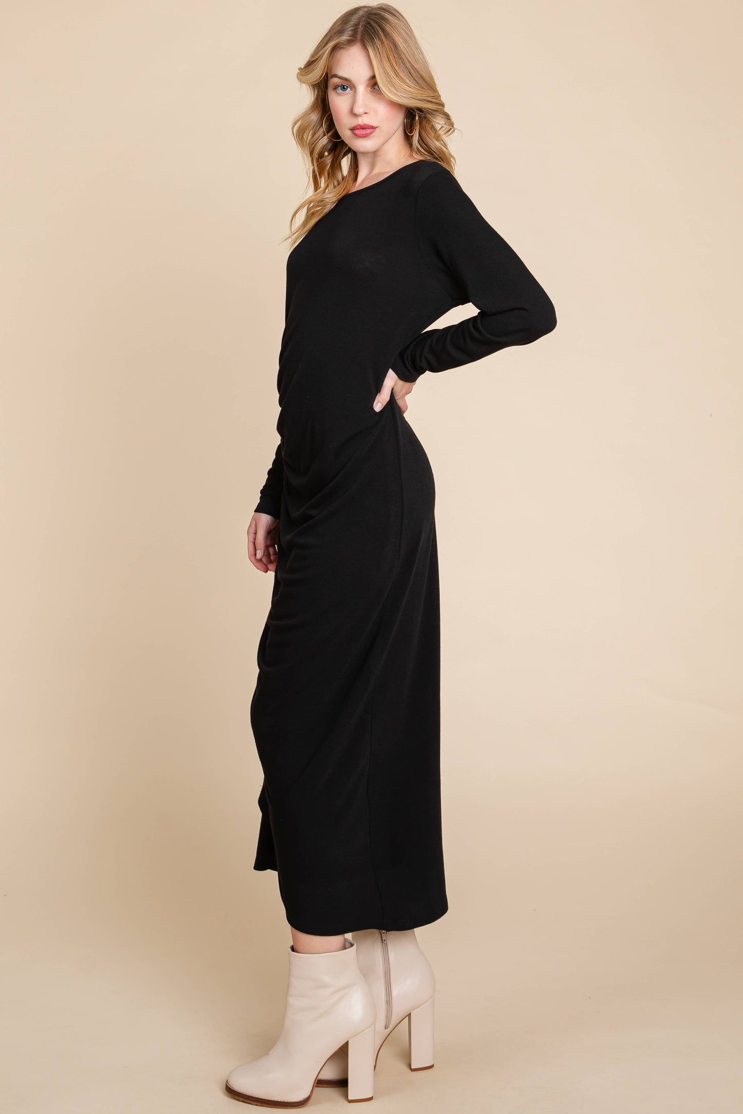 Noir Silhouette Dress