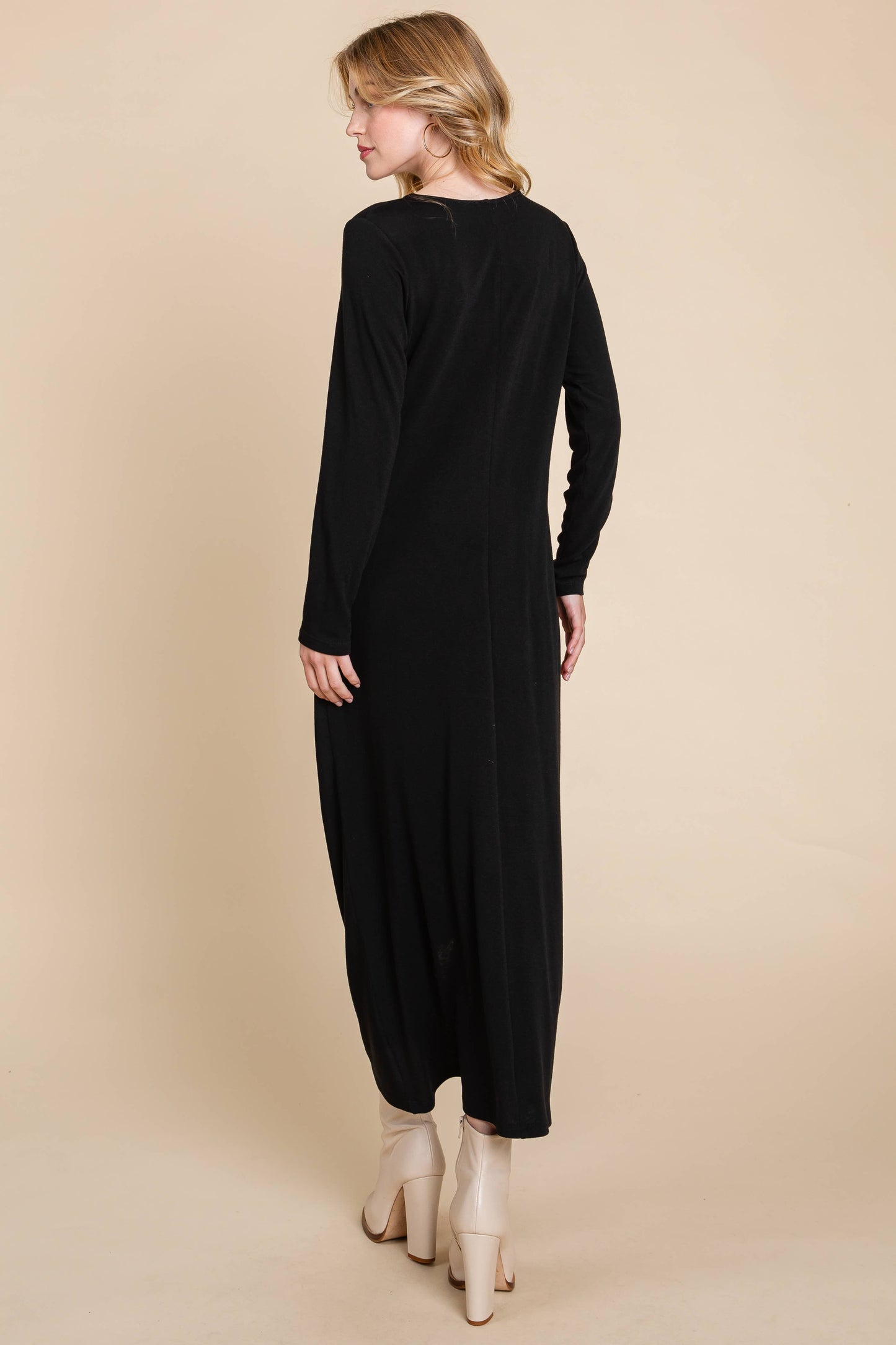 Noir Silhouette Dress