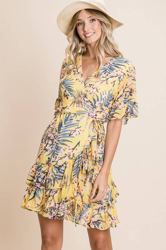Island Breeze Wrap Dress