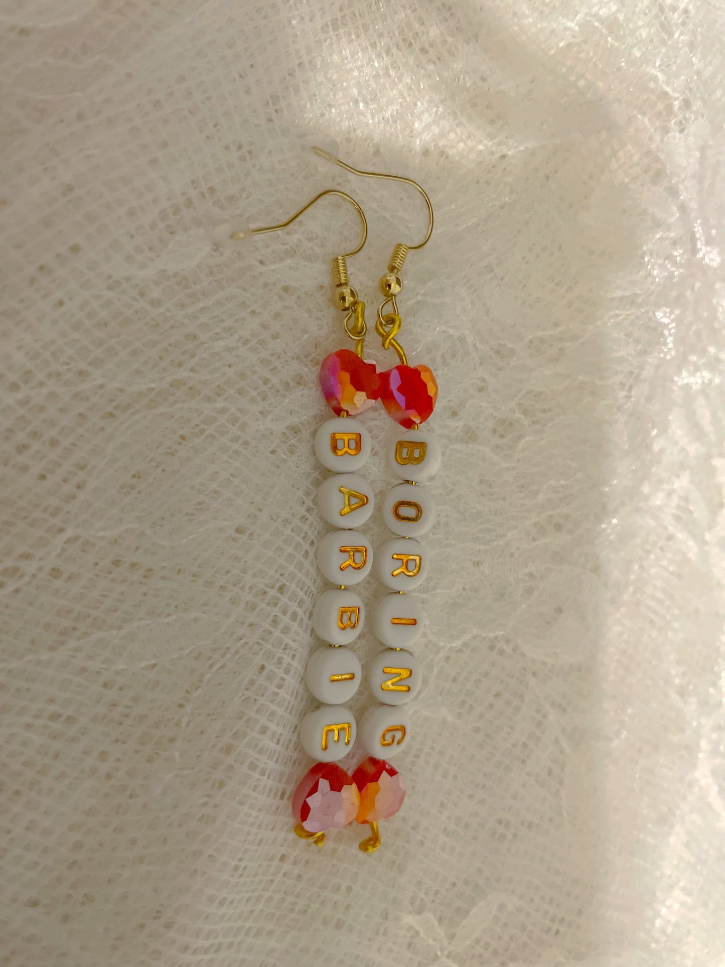 Boring Barbie Earrings