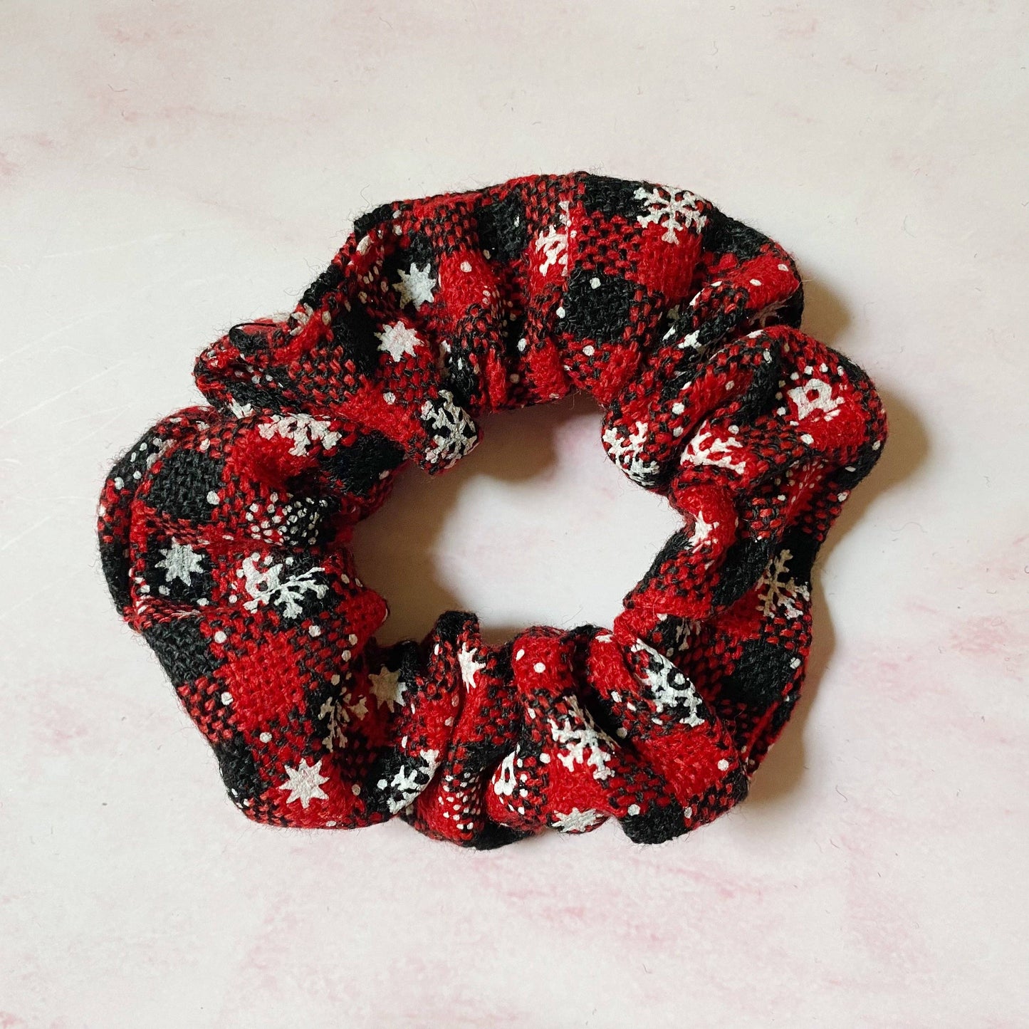 Merry Plaid Scrunchies (Set Of 4)