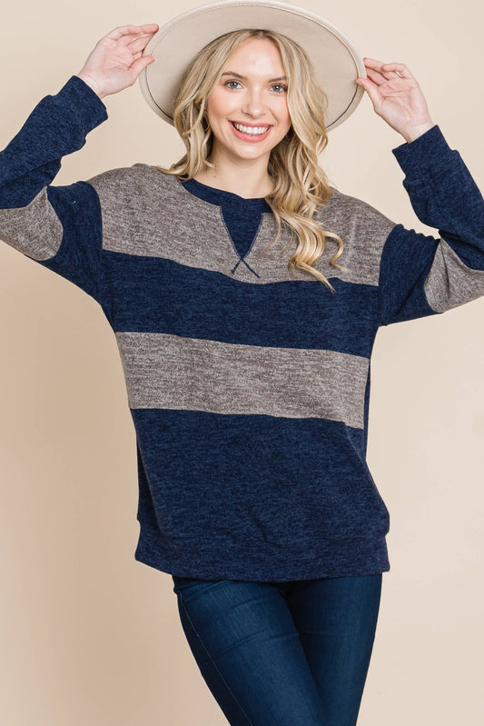 Varsity Knit Top