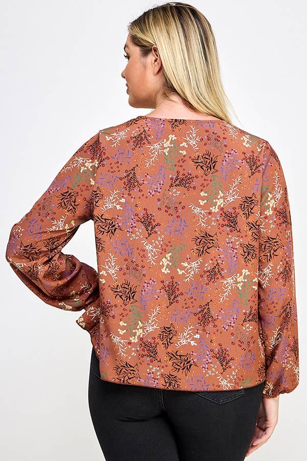 Rustic Blossom Blouse