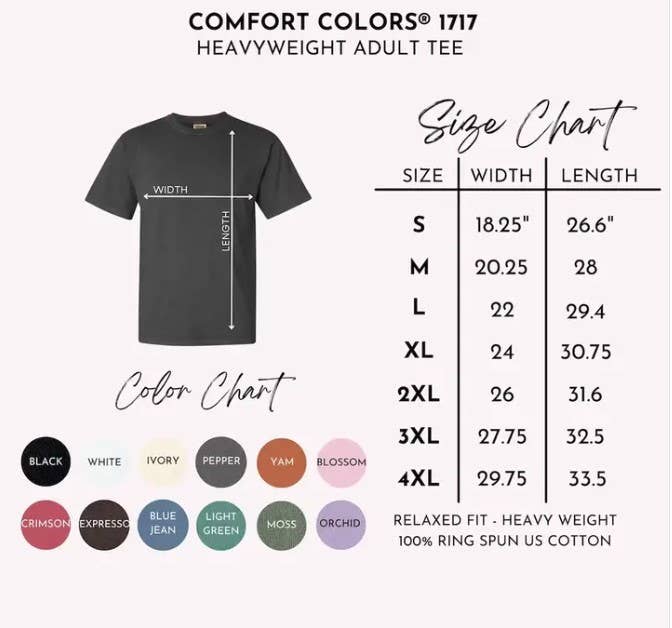 Sugar Spice F Ice Comfort Colors Tee