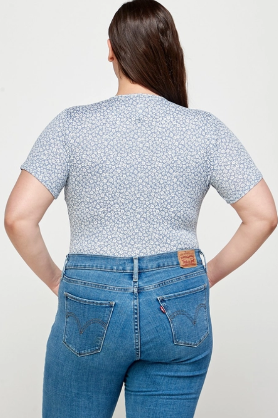 Floral Bodysuit (Multiple Colors Available)