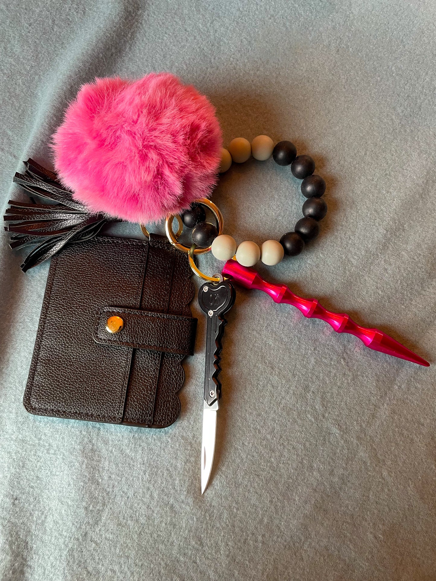 Self Defense Keychain Wristlets (Includes $5 donation to your preferred charity)
