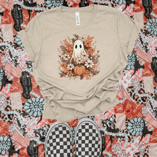 Floral Ghost (Tee and Sweatshirt Available)