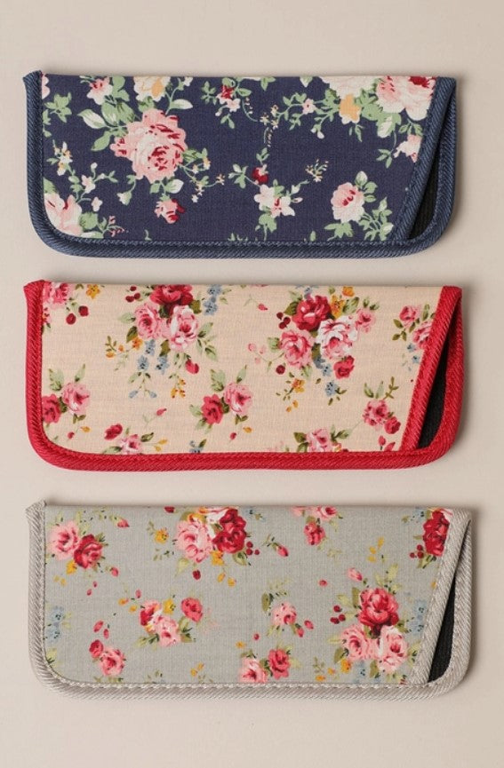 Floral Eyeglass Sleeve