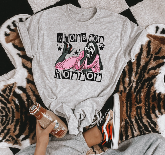 Whore for Horror Tee