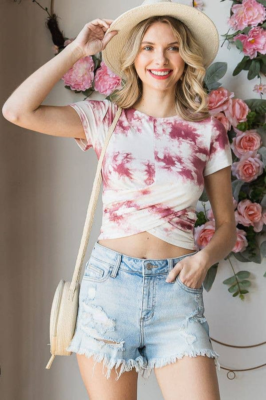 Tie Dye For Crop Tee