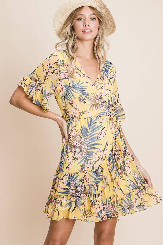 Island Breeze Wrap Dress