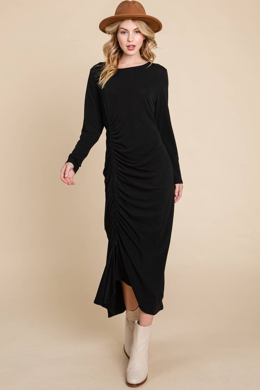 Noir Silhouette Dress