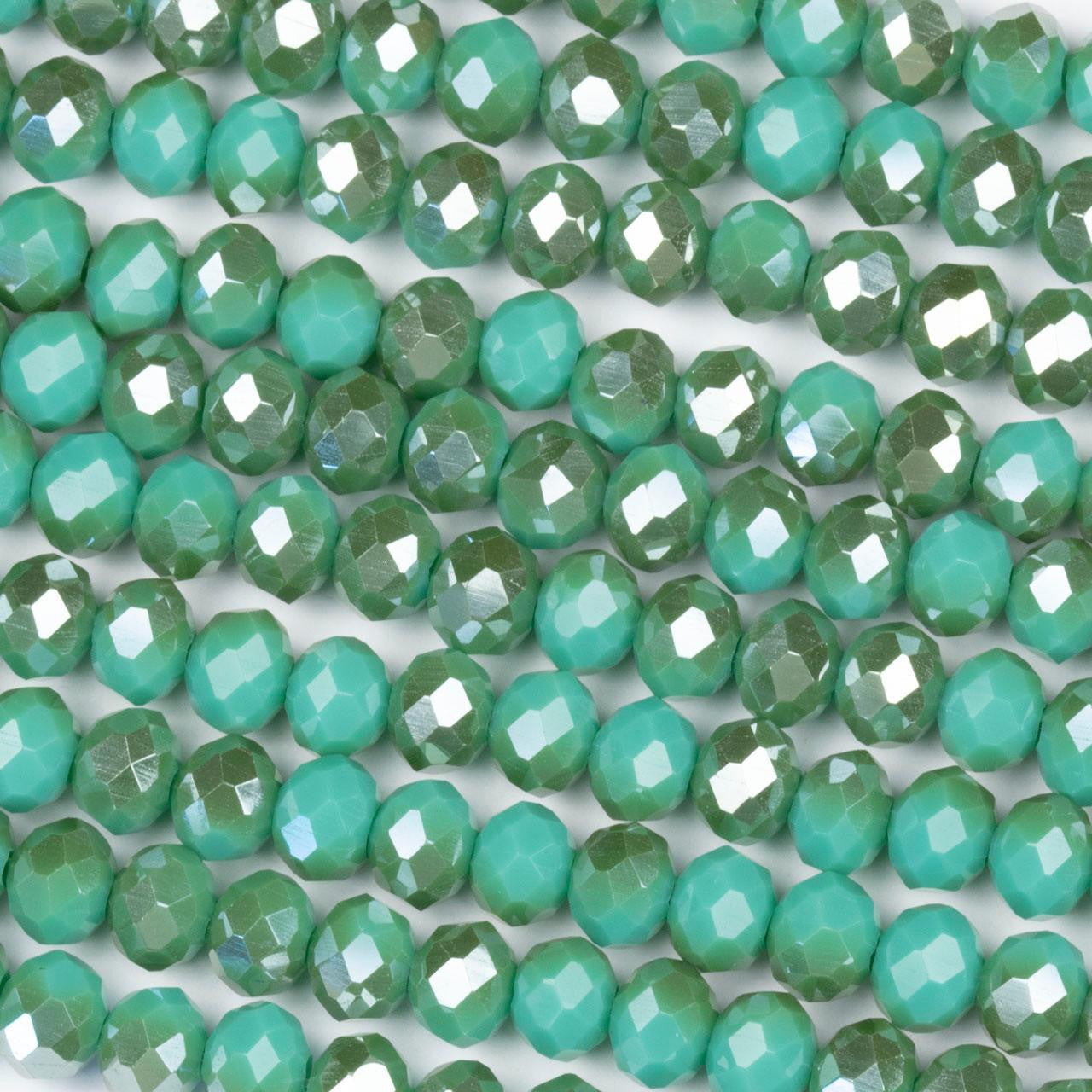 Bead Mix in Green and Orange