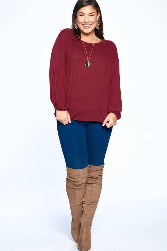 Mulled Wine Blouse
