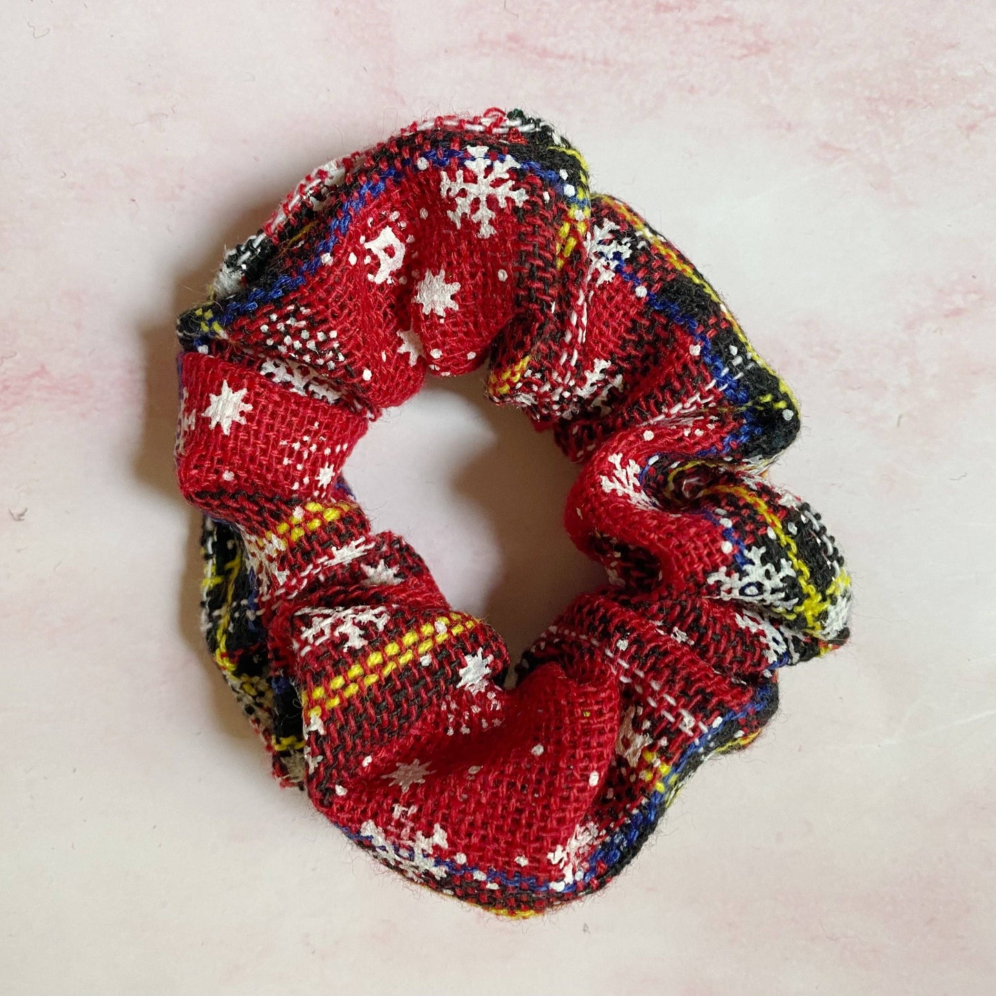 Merry Plaid Scrunchies (Set Of 4)