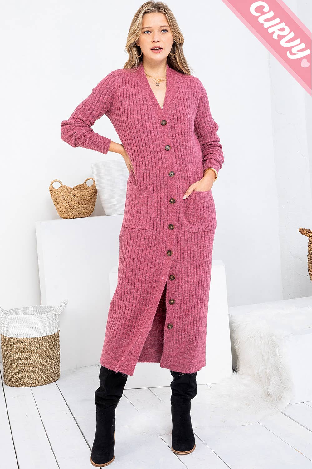Rosy Kisses Cardigan