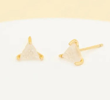 Ara Druzy Studs in Gold (Multiple Colors Available)