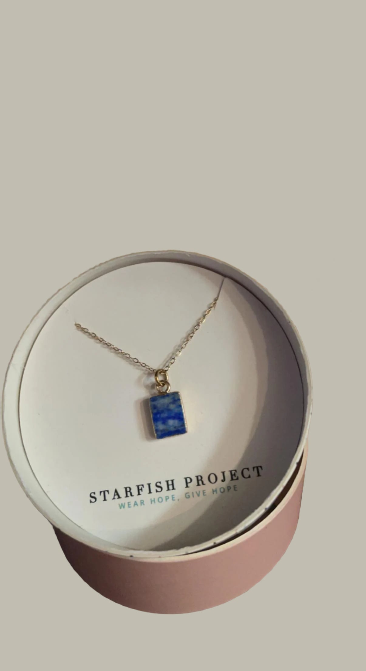 In The Clouds Lapis Necklace